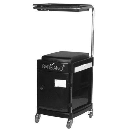 Pomocnik - taboret do pedicure 23 plus czarny