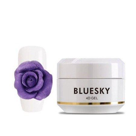 BLUESKY 4D Gel 8g PLASTELINA DO ZDOBIEŃ PAZNOKCI – fioletowy