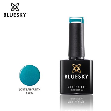 Bluesky Gel Polish 80600 LABYRINTH TEAL BLUE
