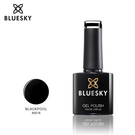 Bluesky Gel Polish 80518 BLACK POOL - CZARNY
