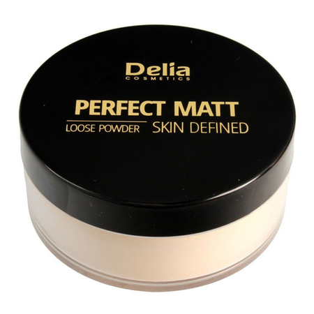 Delia Cosmetics Skin Defined Puder sypki Perfect Matt nr 41 White 20g