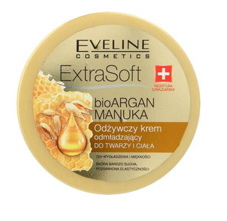 Eveline Cosmetics Extra Soft odżywczy krem odmładzający do twarzy i ciała 175ml (P1)