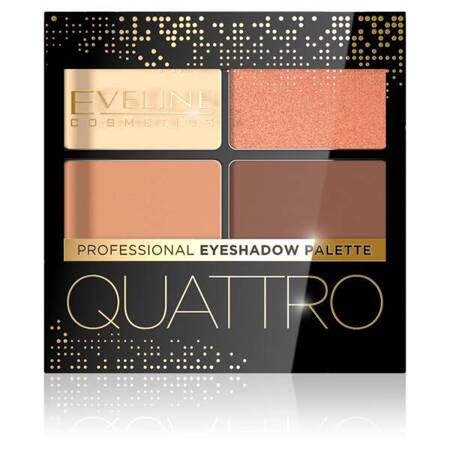 Eveline Cosmetics Quattro Professional Eyeshadow Palette paletka cieni do powiek 01 3.2g (P1)