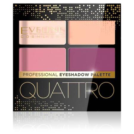 Eveline Cosmetics Quattro Professional Eyeshadow Palette paletka cieni do powiek 03 3.2g (P1)