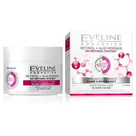 Eveline Cosmetics Retinol+ Algi Morskie odmładzający krem silnie ujędrniający dzień/noc 50ml (P1)