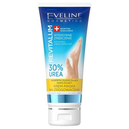 Eveline Cosmetics Revitalum 30% Urea skarpetki złuszczające krem - maska na zrogowacenia 100ml (P1)