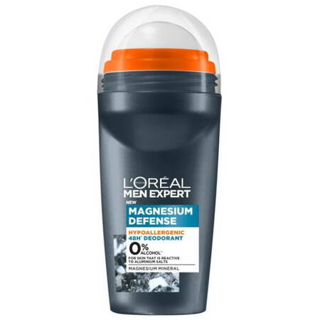 L'Oreal Paris Men Expert Magnesium Defense hipoalergiczny dezodorant w kulce 50ml (P1)