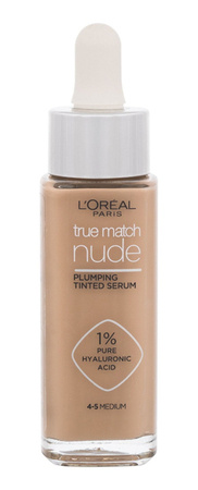 L'Oréal Paris płynny podkład   4-5 Medium True Match Nude Plumping Tinted Serum  30 ml (W)  (P2)