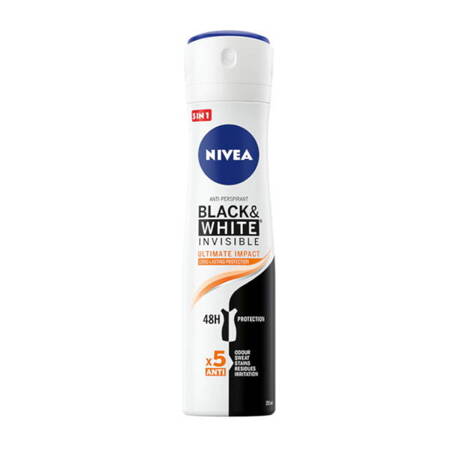 Nivea BlackWhite Invisible Ultimate Impact antyperspirant spray 150ml (P1)