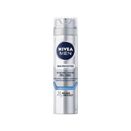 Nivea Men Skin Protection żel do golenia Silver Protect 200ml (P1)
