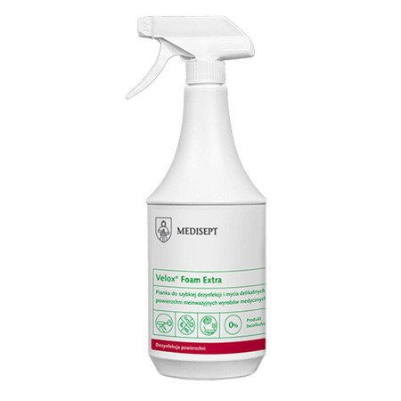 Velox Foam Extra Spray płyn w postaci piany do dezynfekcji powierzchni 1l 