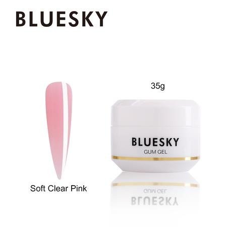 ZESTAW BLUESKY GUM GEL THICK 15ML - SOFT CLEAR PINK