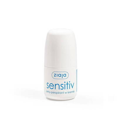 Ziaja Activ Roll On Sensitive anty-perspirant w kremie bez parabenów alkoholu i barwników 60ml (P1)